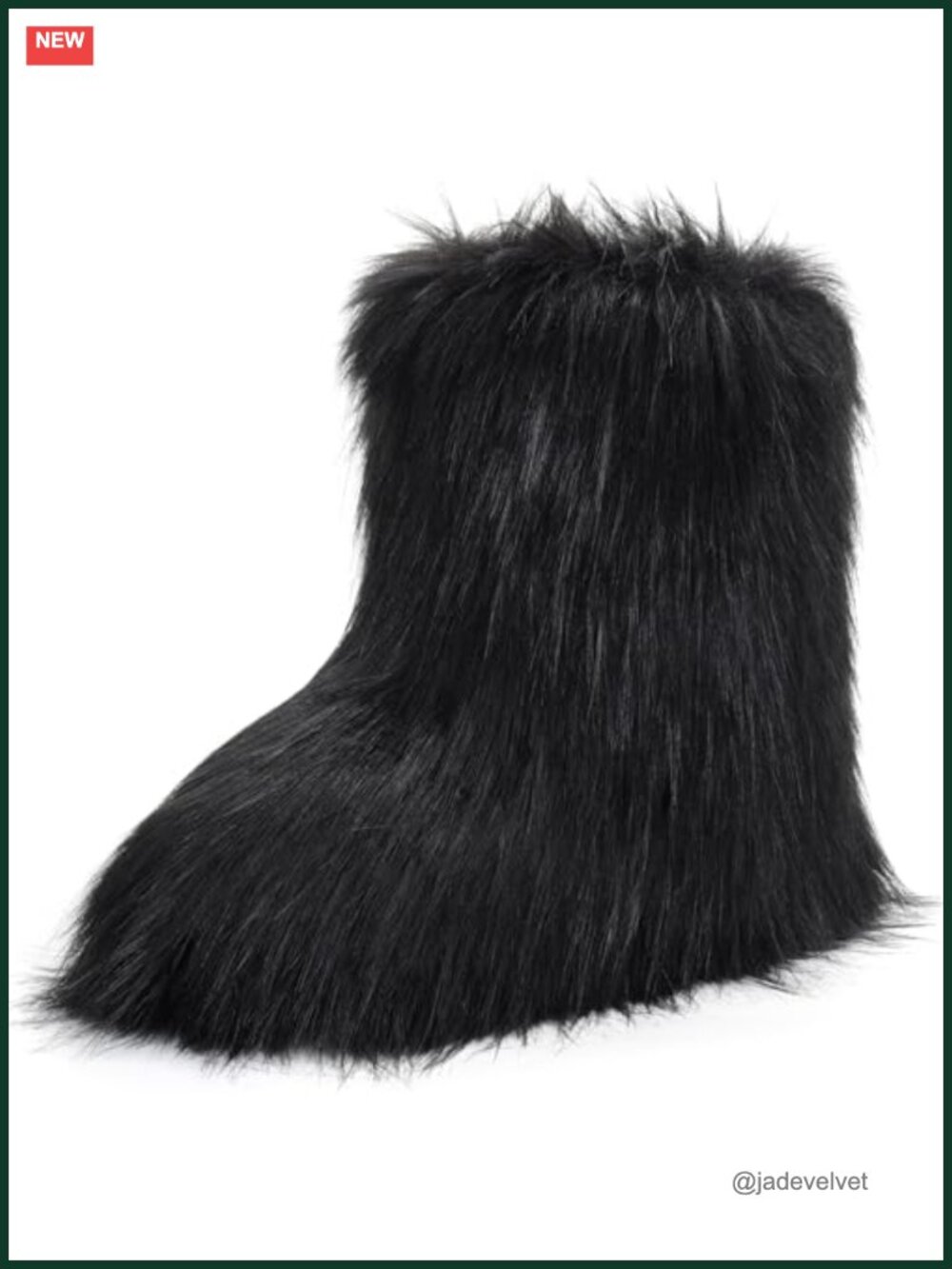 Faux Fur Fuzzy Snow Boots Fluffy Winter Boot Ankle-High